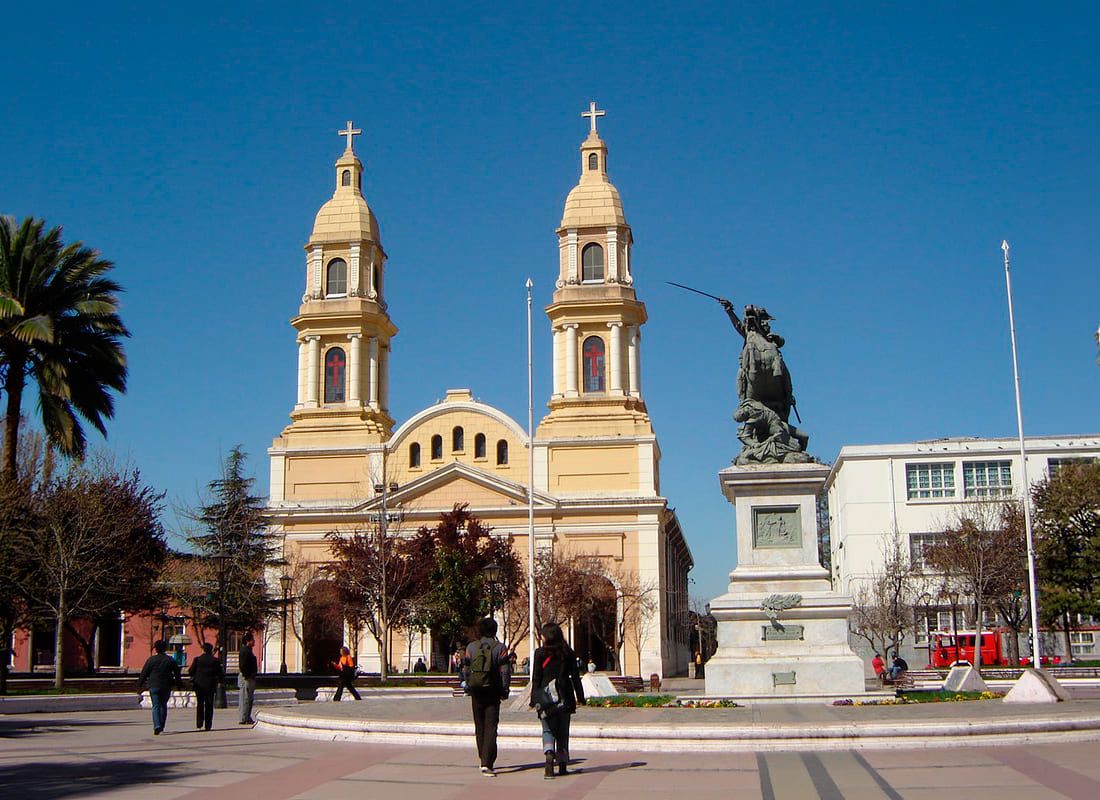 Viajar en tren a Santiago → Rancagua